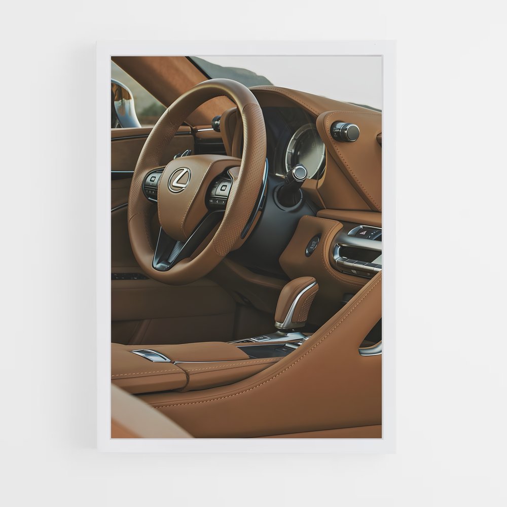 Poster Luxe Électrique – affiche Lexus (vue 3)